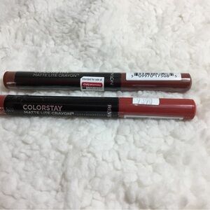 Revlon Colorstay Matte Lite Crayon lipsticks NWT